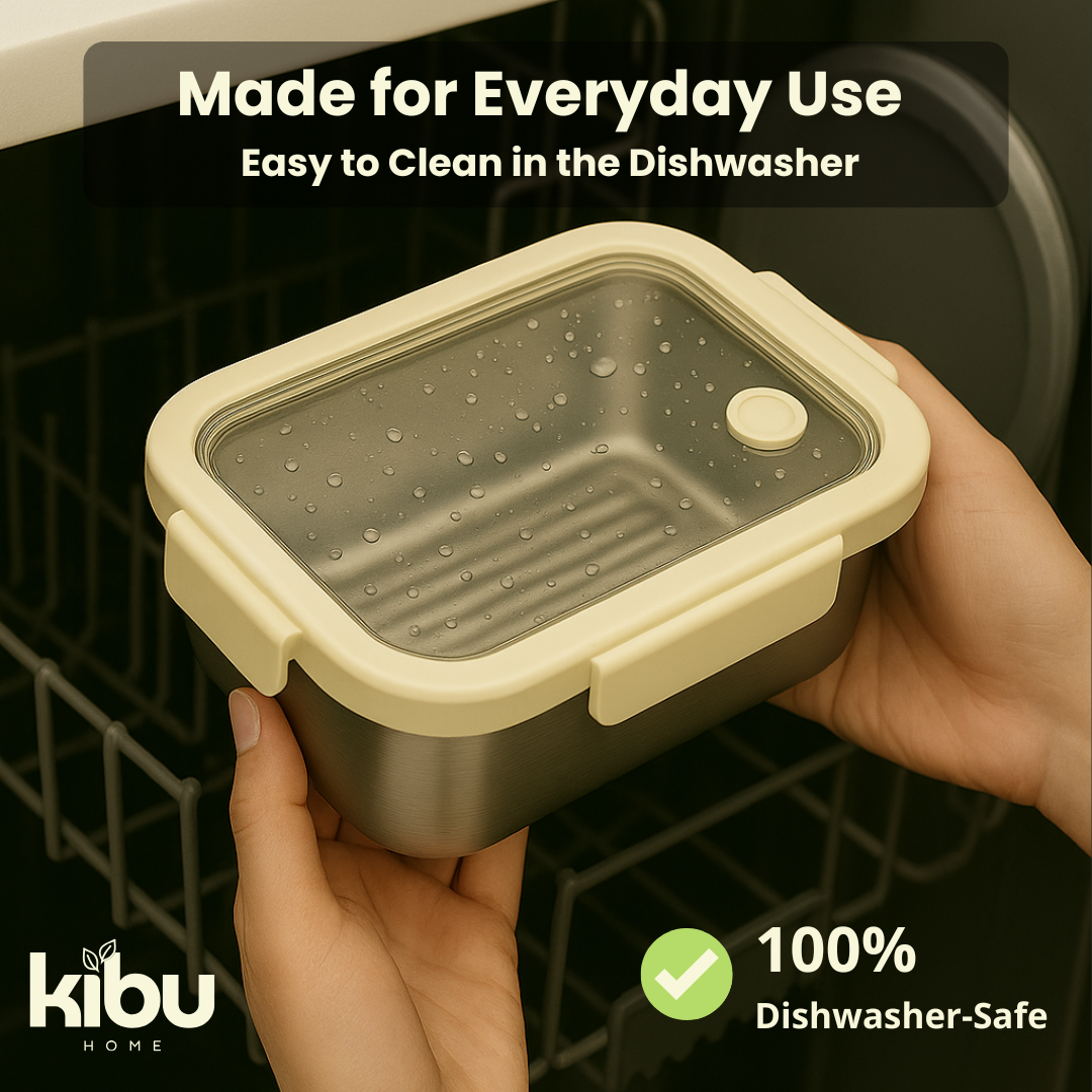 Kibu Home Stainless Steel Lunch Box (1400 ml)