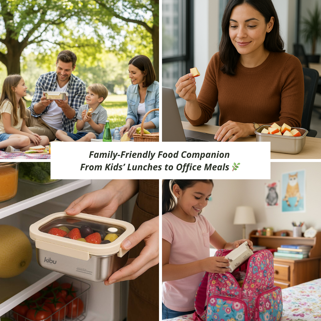 Kibu Home Stainless Steel Lunch Box (800 ml)