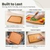 Wood Fiber Cutting Board Set with Holder