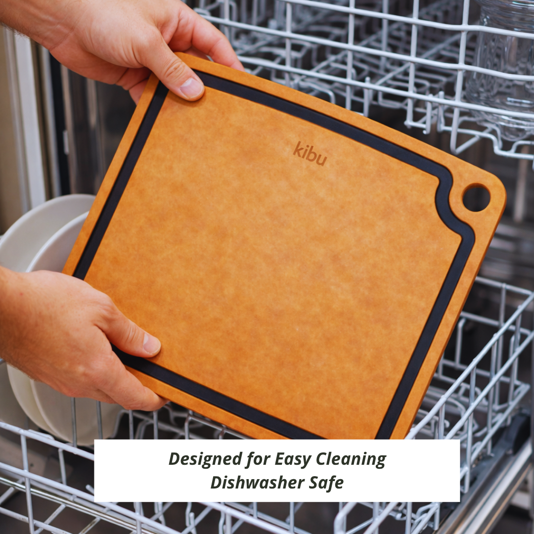 Wood Fiber Cutting Board Set with Holder